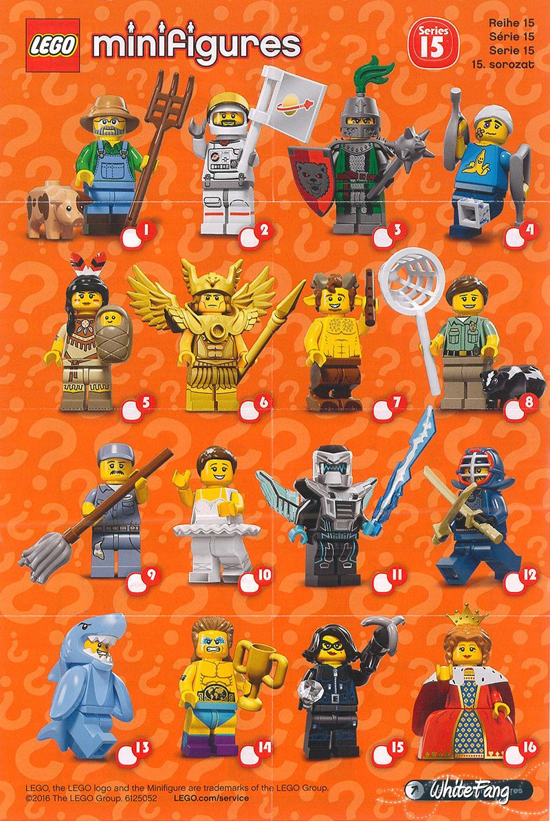 	Minifigures Series 15	